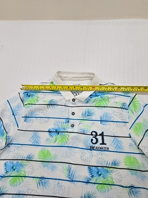 Armand Thiery Men White Polo Shirt size XXL product image 5