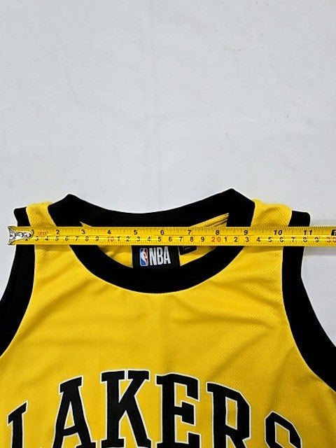 Primark Youth LeBron James Lakers NBA Basketball Jersey Yellow 12-14