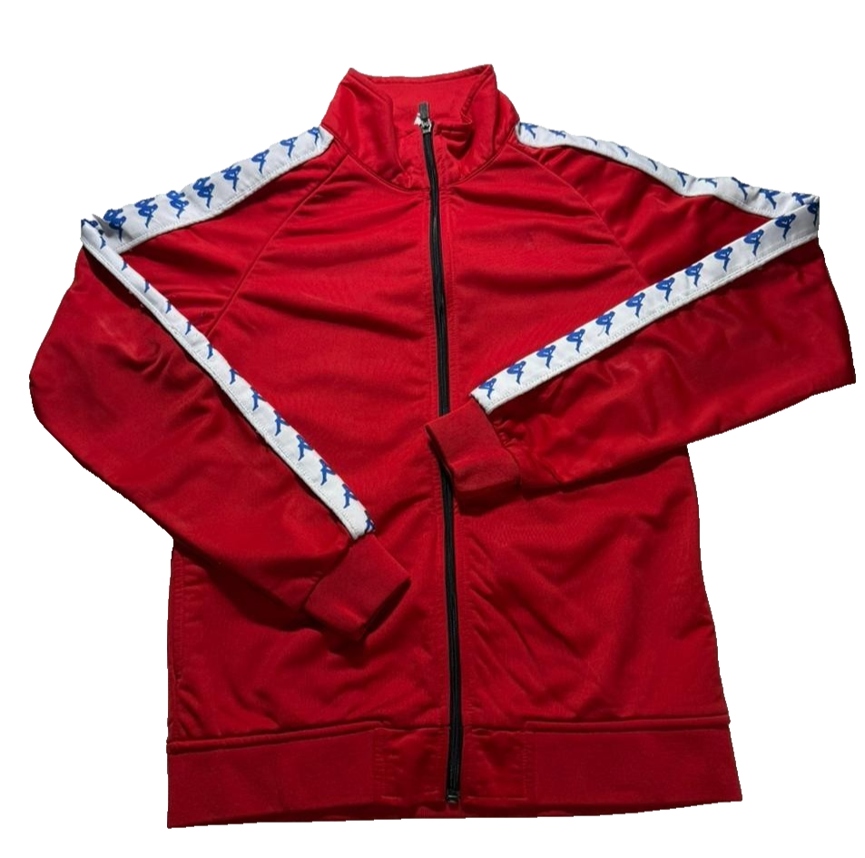 Kappa Sportswear Jacket | Red/White/Blue | Size M