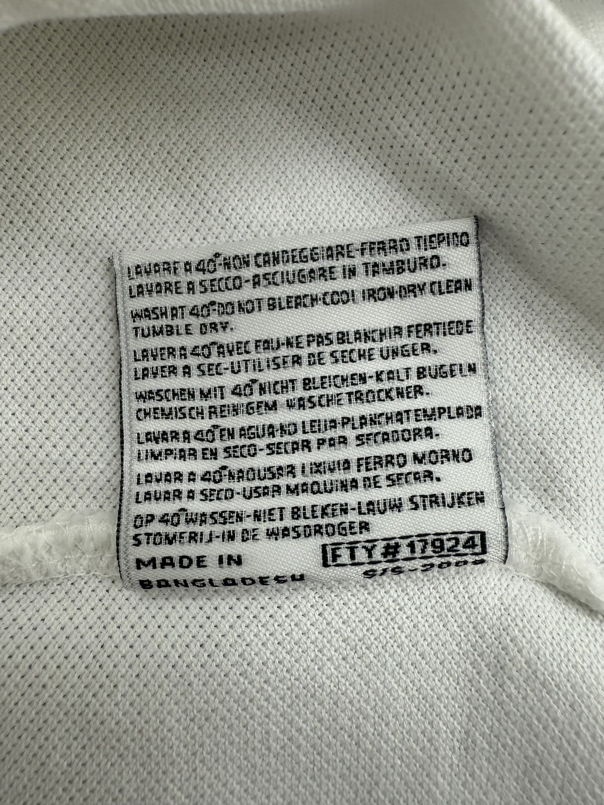 Robe Di Kappa La Polo White Cotton Large Short Sleeve Polo Shirt