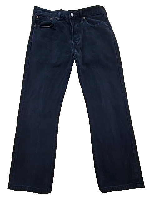 Levi's 501 Men's 32x32 Dark Indigo Vintage Button Fly Denim Jeans