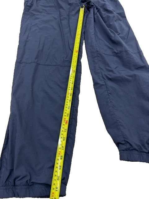 Nike Men's Navy Track Pants Size L Drawstring 100% Polyester