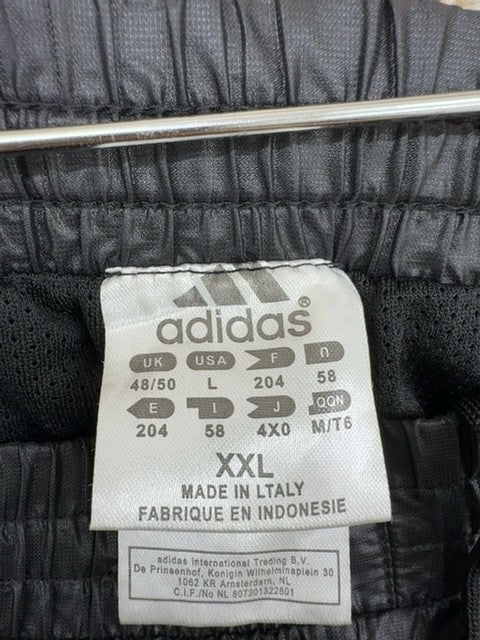 Adidas Unisex Black 3-Stripes Track Pants Size L