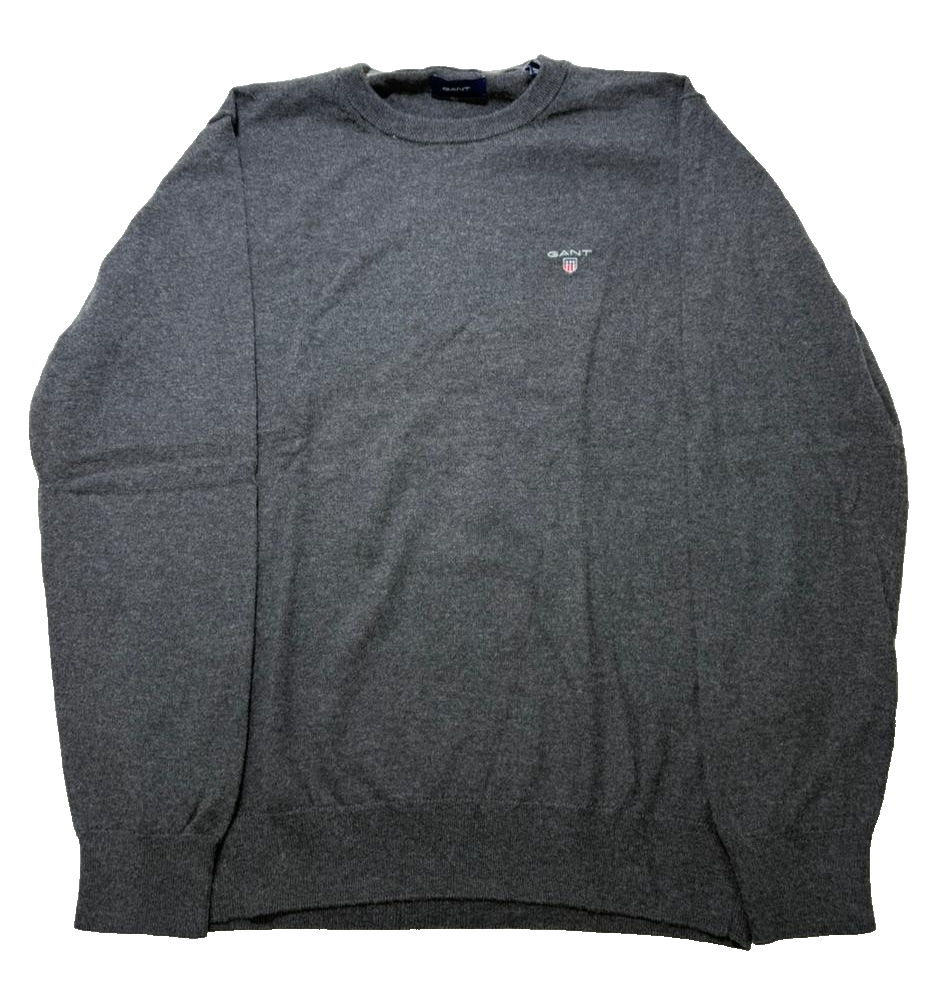 GANT Men's Super Fine Lambswool Crew Neck Sweater - Size L