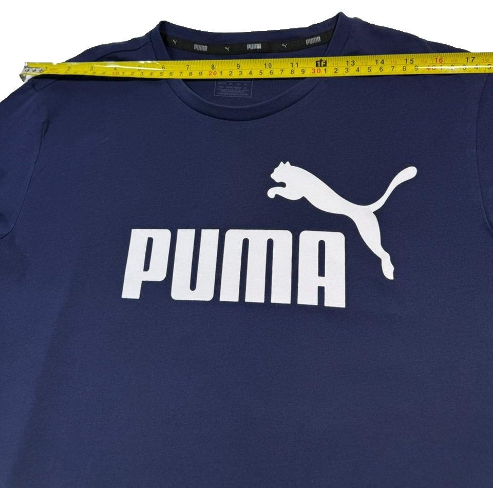 Puma Men's Essentials No. 1 Logo T-Shirt In Blue - Size M