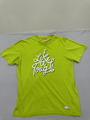 Kappa Men's Large Green Graphic Print Short Sleeve Crewneck T-Shirt