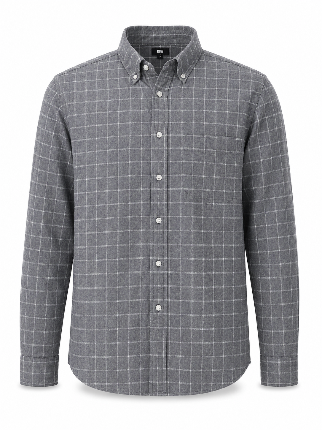 Uniqlo Men Gray Shirt size M product image 2