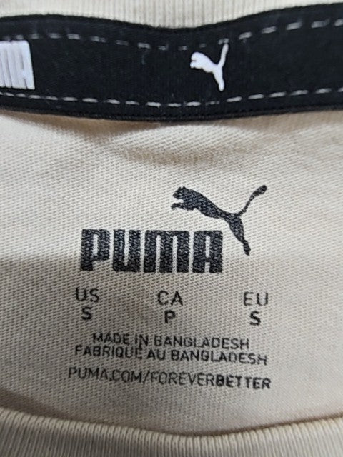 Puma Boys Beige T-Shirt size S product image 3