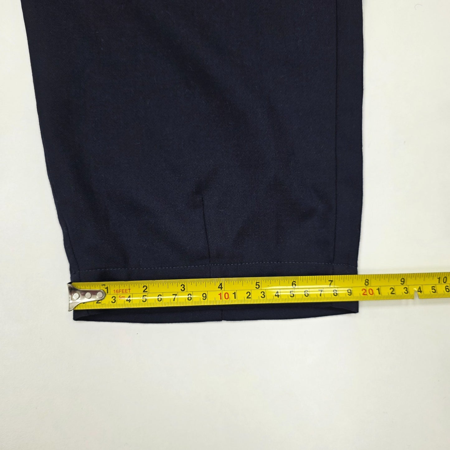 Giorgio Armani Pleated Wide-Leg Cropped Trousers Leg 50R BNWT