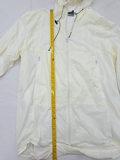 Puma Men's White Hooded Windbreaker Jacket Size M Regular Fit