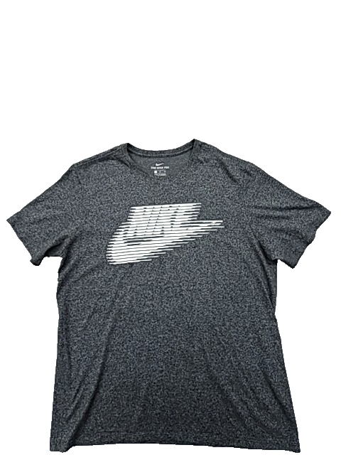 Nike Men's Gray T-Shirt – Size XL, Short Sleeve, Crew Neck – Ref 36699