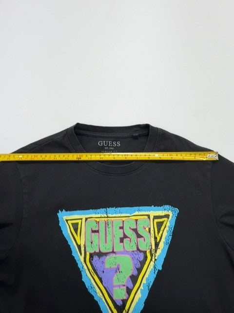 Guess Men Black T-Shirt size L product image 8