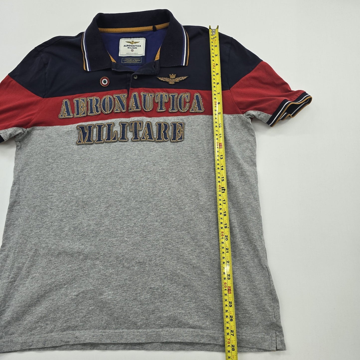 Aeronautica Militare Men Multicolor Polo Shirt size XXL product image 8