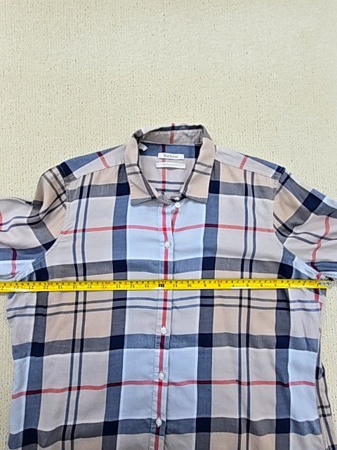 Barbour Men's Regular Fit Plaid Cotton Flannel Long Sleeve Shirt