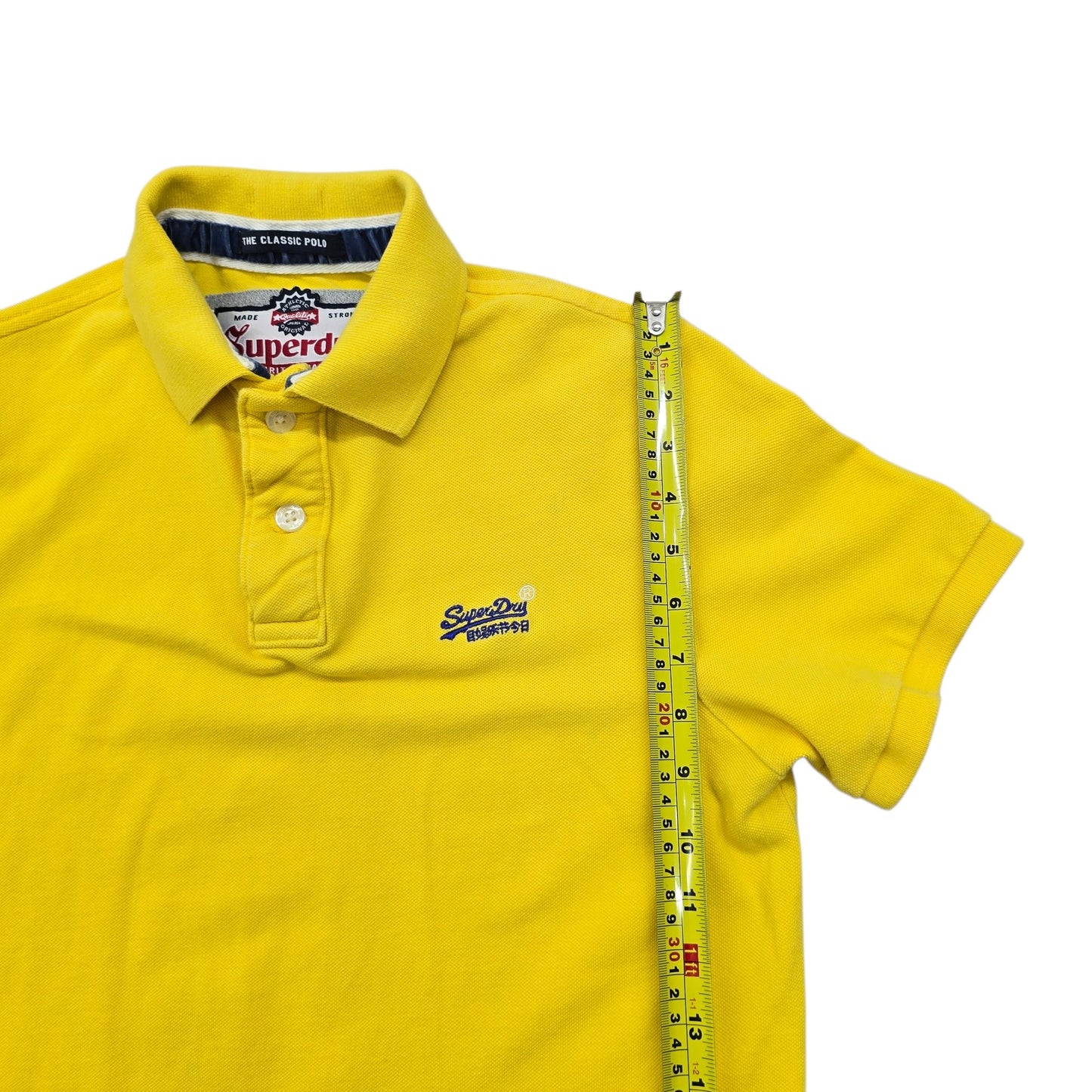 Superdry Men Yellow Polo Shirt size M product image 6