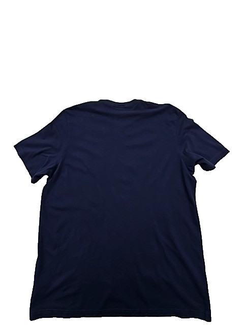 Adidas Men's Navy Blue XL Cotton Crewneck Short Sleeve T-Shirt