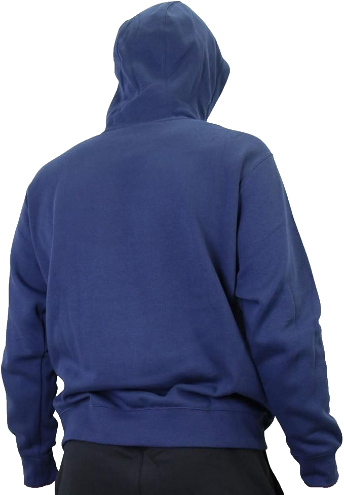 Nike Navy Blue Pullover Hoodie Men's Size Small Fleece Sweatshirt