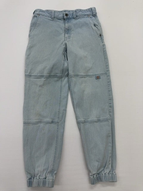 Boys Light Blue Cuffed Jogger Jeans Size 39cm Relaxed