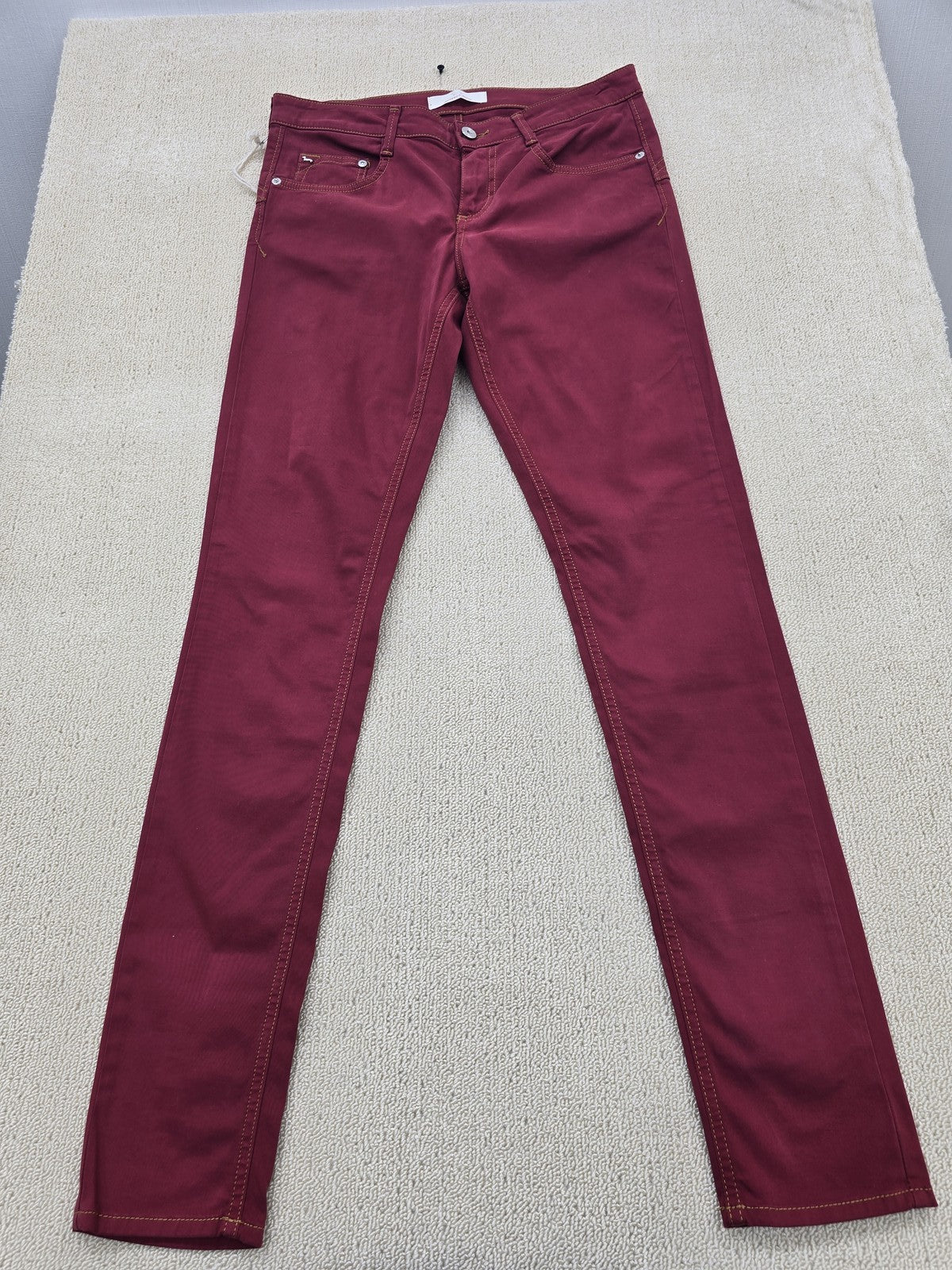 Harmont & Blaine Men's Burgundy Straight Jeans Sz 42 EU Dachshund