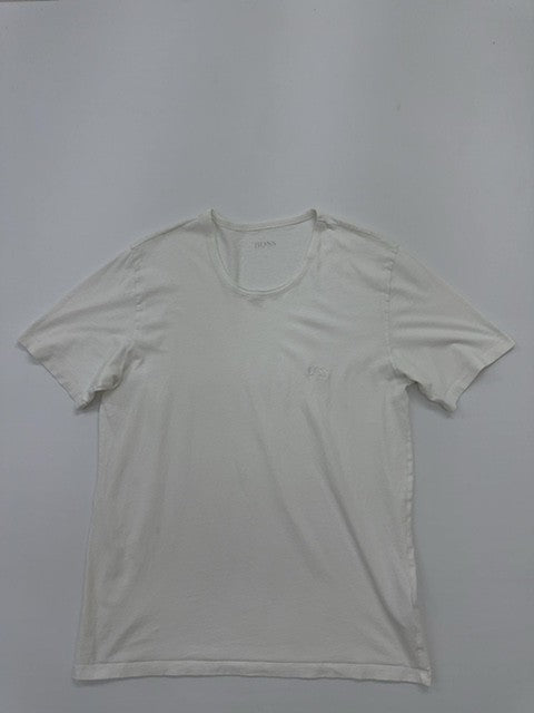 Hugo Boss Men White T-Shirt size XL product image 1