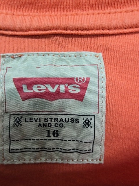 Levi's Boys Orange T-Shirt size 16 product image 4