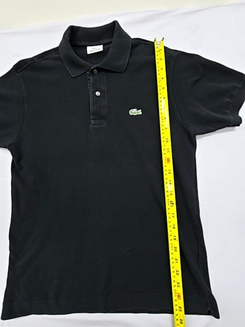Lacoste Men's Black L.12.12 Polo Shirt Size 3 Classic Fit