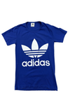 Adidas Unisex Blue T-Shirt – Size L, Short Sleeve, Crew Neck