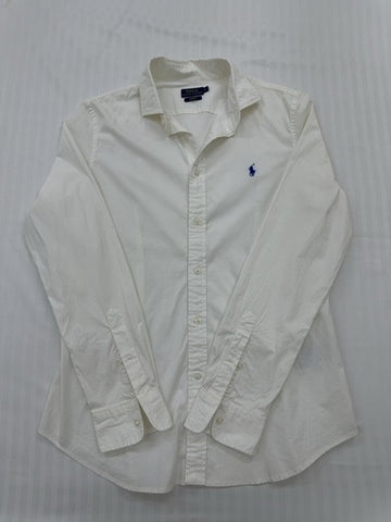 Polo Ralph Lauren Men's White Slim Fit Button Down Shirt Size 14