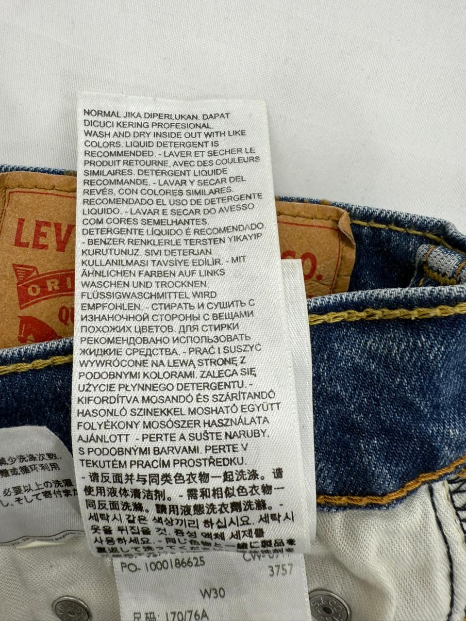 Levi's Men's Tapered Denim Shorts 30x32 Dark Wash Stretch
