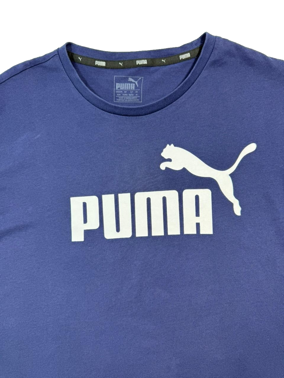 Puma Men's Essentials No. 1 Logo T-Shirt In Blue - Size M