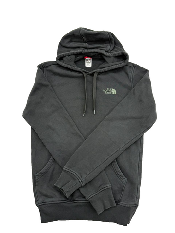 The North Face Men's Grey Pullover Hoodie XS Cotton Blend