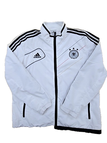 Adidas Men's White Germany Team Track Jacket XL Vintage
