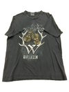 Vintage Frei.Wild Men's Gray T-Shirt – Size XL, Charcoal Band Brixen frei