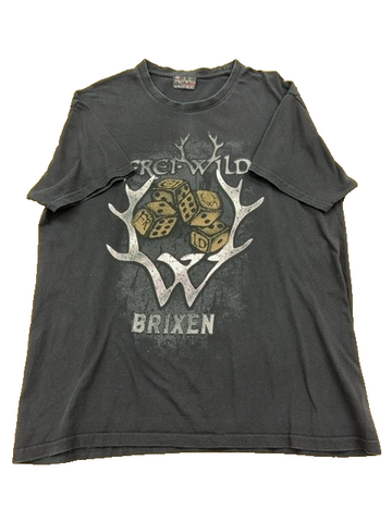 Frei.Wild Men's Charcoal Gray Band T-Shirt XL Vintage Brixen