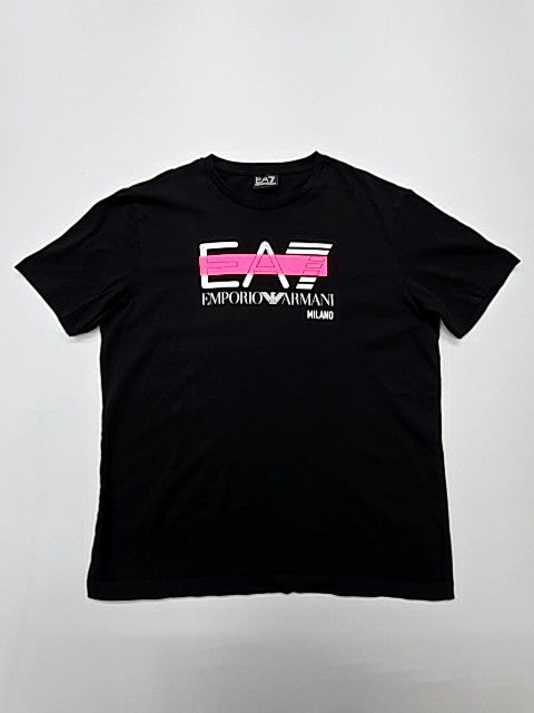 EA7 Men Black T-Shirt size XL product image 1