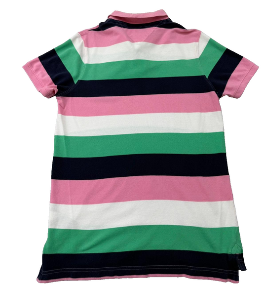 Tommy Hilfiger Men's Multicolor Polo Shirt – Size M, Slim Fit, Striped