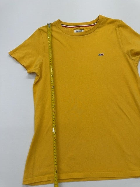 Tommy Jeans Women Gold T-Shirt size S product image 5