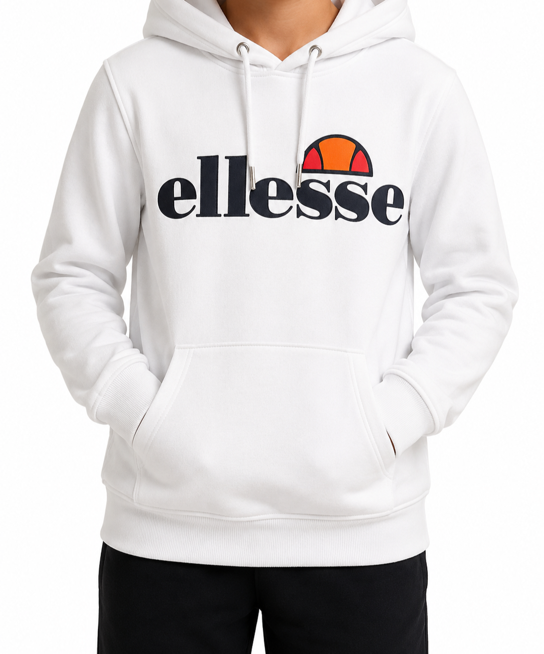 Ellesse Boys White Hoodie size 6 product image 1