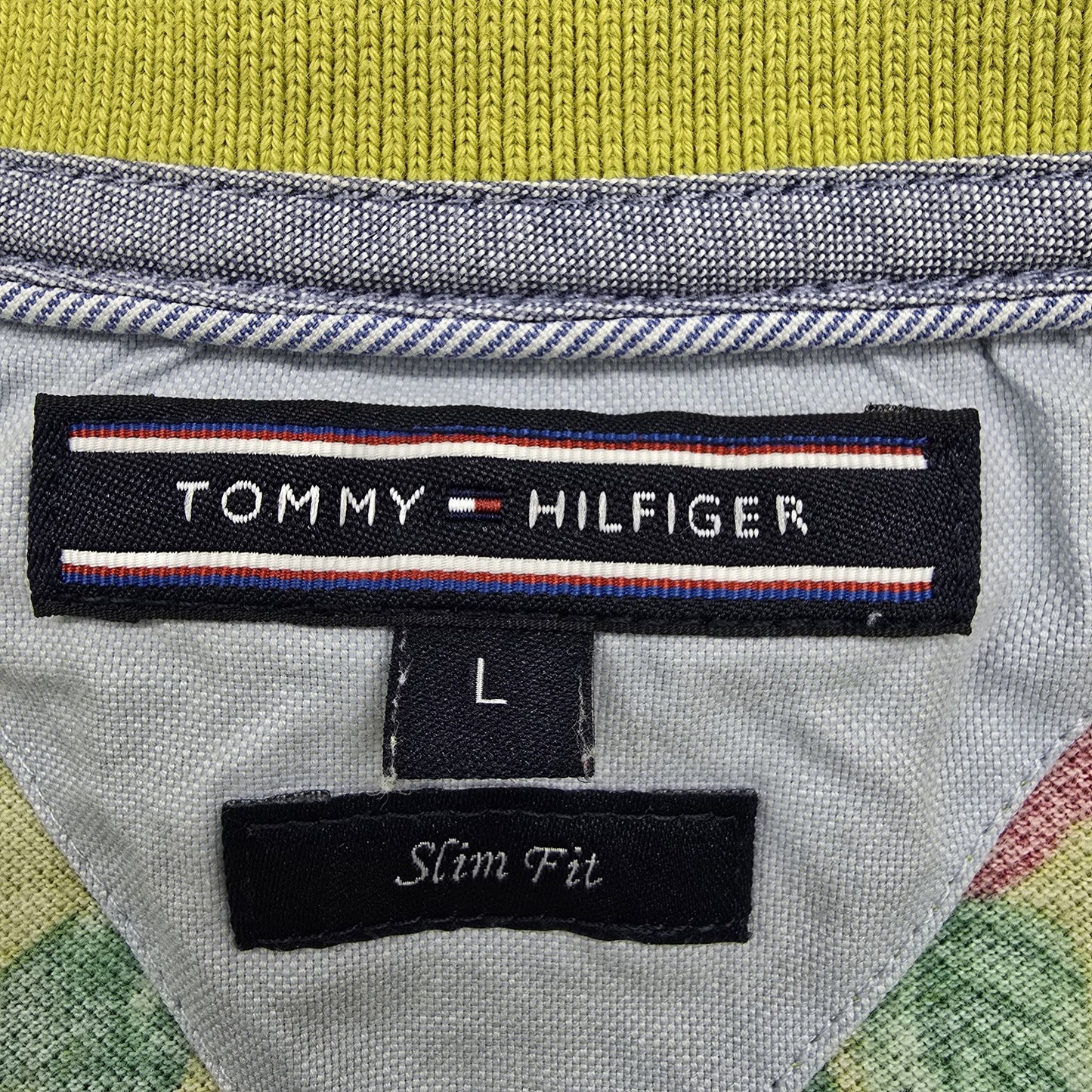 Tommy Hilfiger Men Green Polo Shirt size L product image 3