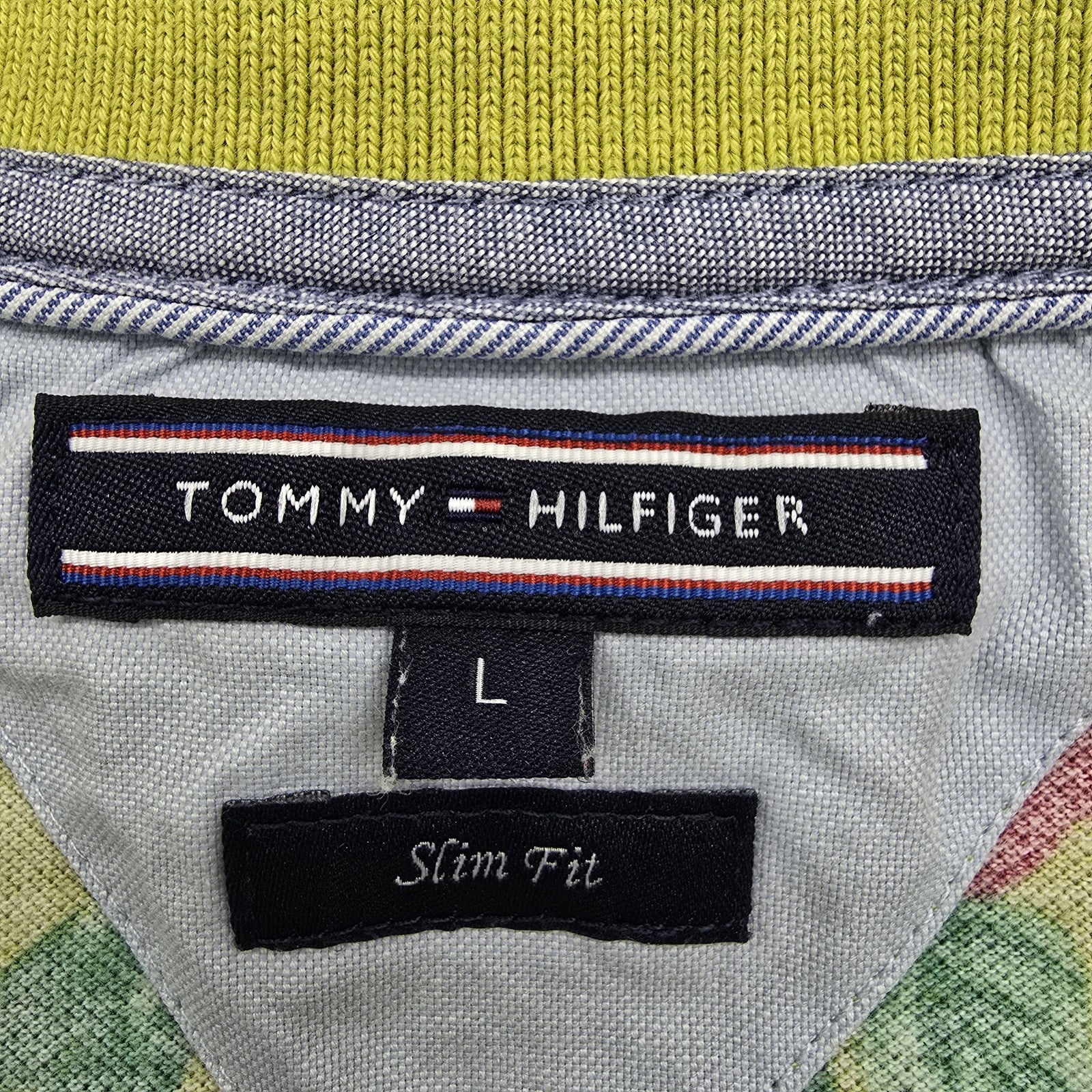 Tommy Hilfiger Men Green Polo Shirt size L product image 3
