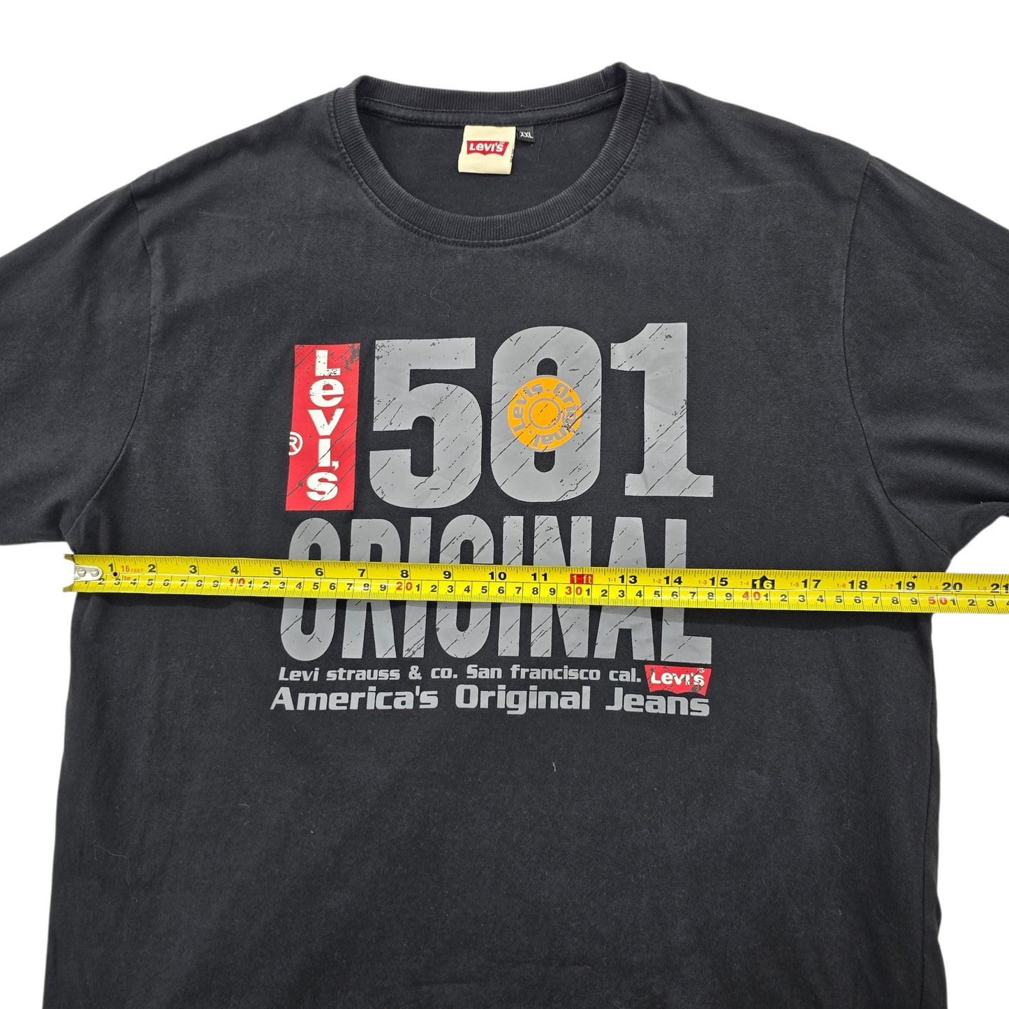 Levi's Men Black T-Shirt size XXL product image 7