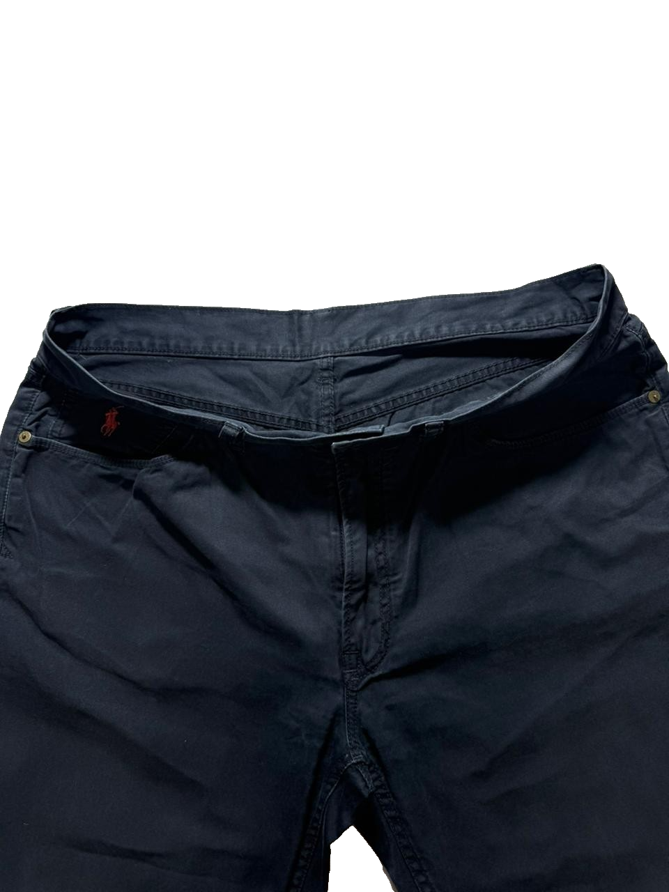 Chino Pants Men's Navy Stretch Blue Twill 5-Pocket | 38
