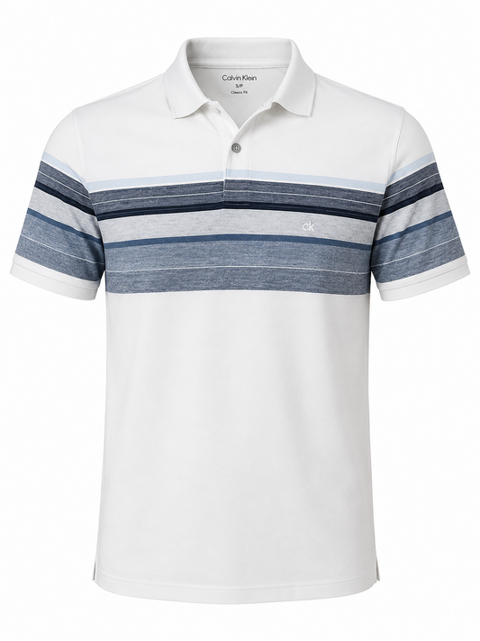 Calvin Klein Men White Polo Shirt size S product image 2