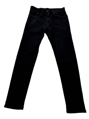 Levi's 502 Hi-Ball Black Slim Tapered Stretch Jeans W28 L32 Men