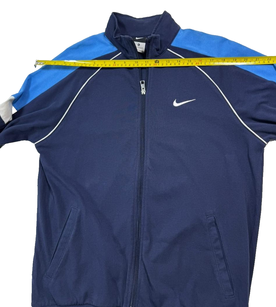 Men's Nike Track Jacket With A Blue And Navy Blue Color - XL