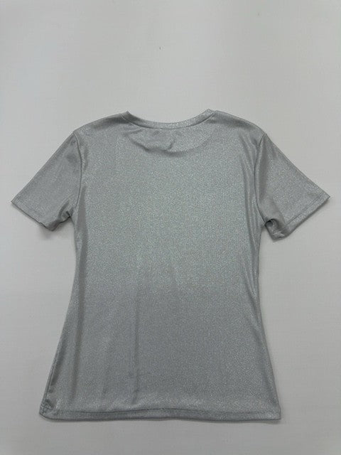 Amisu Women Silver T-Shirt size M product image 2