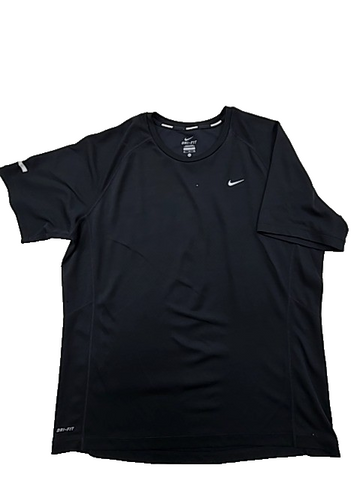 Nike Men's XL Black Dri-FIT Polyester Crewneck T-Shirt 1404CDF