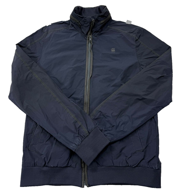 G-Star Raw Men's Navy Bomber Jacket Size L Nylon Reflective