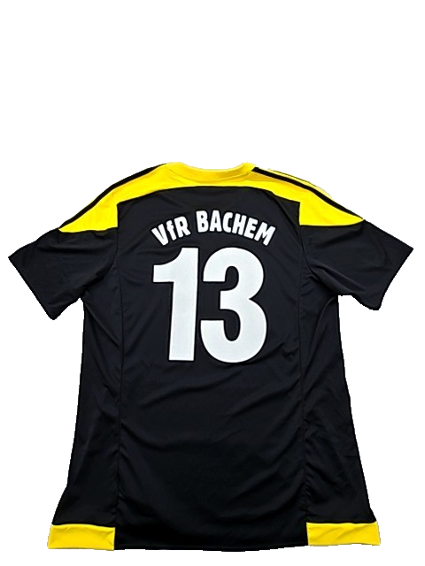 Adidas Men's Black Yellow Striped Soccer Jersey(#13) XL Climacool