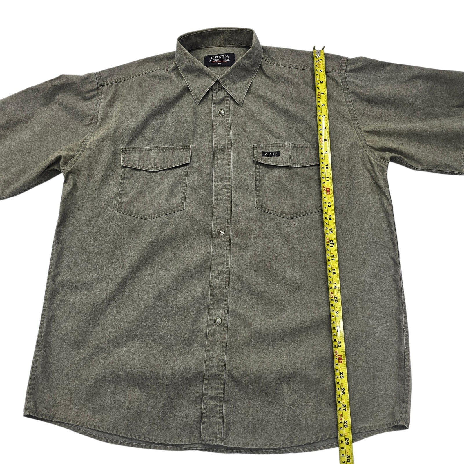 Vesta Men Green Shirt size 43 product image 7